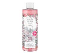 Woods of Windsor Gel douche et bain Rose, gel douche pour femme aux notes florales de jasmin blanc et d'ylang ylang, nettoyant corporel hydratant pour femme, parfum de vraie rose 250 ml