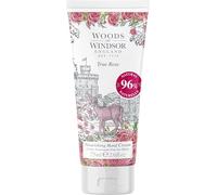 Woods of Windsor Hand Cream, crème pour les mains nourrissante à la rose pour hommes et femmes, crème hydratante avec vitamine E et beurre de karité, parfum rose authentique, 75 ml.