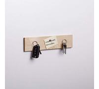 Woods - Porte-clés Mural en Bois aimanté - décoration/Peut Servir de Porte-Couteaux - fabriqué à la Main en Bavière - érable - 30 cm