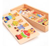 Woods Puzzle à enfiler en bois « Boris » Mon Petit Bébé