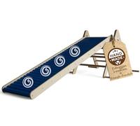 WoodsCraft 2in1 Montessori Set: Toboggan Interieur Enfant & Triangle Escalade Enfant | Glissière à Rouleaux pour Expérience Sensorielle Étonnante | Toboggan Enfant & Bebe | Tobogan Grand