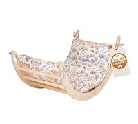 WoodsCraft Arche d'escalade pour Bebe et Enfant avec Coussin Hypoallergénique | Arche Montessori Bebe - Arche Escalade | Jeux Montessori: Escalade Enfant Interieur
