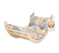 WoodsCraft Arche d'escalade pour Bebe et Enfant avec Coussin Hypoallergénique | Arche Montessori Bebe - Arche Escalade | Jeux Montessori: Escalade Enfant Interieur