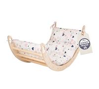 WoodsCraft Arche d'escalade pour Bebe et Enfant avec Coussin Hypoallergénique | Arche Montessori Bebe - Arche Escalade | Jeux Montessori: Escalade Enfant Interieur