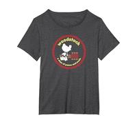 Woodstock - 3 Jours T-Shirt, Femme Grandes Tailles, Chiné Foncé, 2X