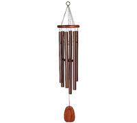 Woodstock Chimes Amazing Grace Carillon éolien pour extérieur 101,6 cm Bronze moyen Décoration extérieure pour terrasse, porche, jardin, cadeau commémoratif pour vos proches AGLBR