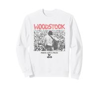 Woodstock Guitar Playing to The Crowd Sweatshirt