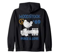 Woodstock Peace and Love Sweat à Capuche
