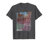 Woodstock Peace, Love and Music T-Shirt