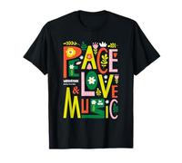 Woodstock Peace Love Music T-Shirt