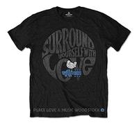 Woodstock - T-Shirt # XXL Black Unisex # Surround Yourself [Import]