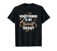 Woodturning is My Therapy Tour à Bois ciseau copeaux T-Shirt