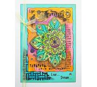 Woodware Francoise Collection-Clear Magic-Ancient Mandala, Transparent, 21 x 11 cm