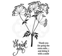 Woodware Jane Gill Tampon magique transparent - Persil, vache, Polymère, A6