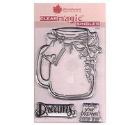 Woodware JGS561 Jane Gill Clear Magic Stamp Jar of Dreams, Plastique