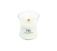 Woodwick Bougie Clesse D'Heure Petite Mini Jar White Teak