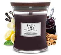 WoodWick bougie jarre moyenne parfumée avec mèche Pluswick, Mûre épicée