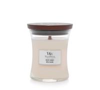 WoodWick | Bougie Moyenne | Miel Blanc | Superbe cadeau pour les femmes