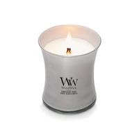 WoodWick Bougie parfumée avec mèche crépitante | Bougie moyenne en forme de sablier Côtes scintillantes | Bougies à longue durée de combustion : Jusqu'à 60 heures | Cadeaux parfaits pour les femmes