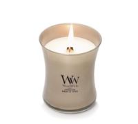 WoodWick Bougie parfumée avec mèche crépitante | Bougie moyenne en forme de sablier Mineral de Cyprès | Bougies à longue durée de combustion : Jusqu'à 60 heures | Cadeaux parfaits pour les femmes