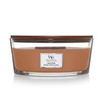 WoodWick Bougie parfumée Ellipse avec mèche crépitante | Santal Myrrh | Jusqu'à 50 heures de combustion