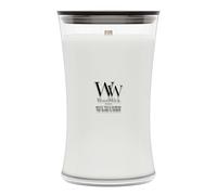 WoodWick Bougie parfumée Thé blanc & jasmin, mèche en bois, 609,5 g