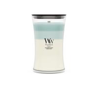 WoodWick Bougie parfumée | Grande bougie sablier | Rivage boisé | Cadeaux parfaits pour femmes