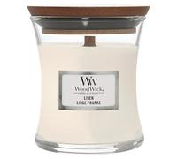 WoodWick Bougie parfumée Linen mèche en bois 85 g