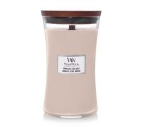 WoodWick Bougie parfumée Vnilla & Sea Salt avec mèche en bois 609,5 g