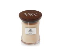 WoodWick Bougie Sablier Moyenne Medium Jar Blanc Miel pour Parfumer Maison Inter