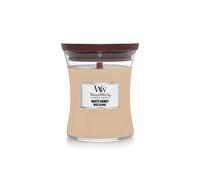 WoodWick Bougie Sablier Petite Mini Jar Blanc Honey