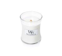 Woodwick Linen bougie parfumée avec mèche en bois 85 g