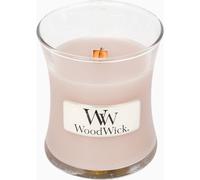 Woodwick Vanilla & Sea Salt bougie parfumée avec mèche en bois 85 g