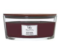 WoodWick Ellipse Bougie parfumée | Cerise Noire | avec mèche crépitante | Durée de combustion : jusqu’à50pk heures