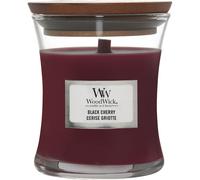 WoodWick Black Cherry bougie en cire Rond Mûre, Sucre de canne, Grenadier Rouge 1 pièce(s)