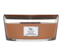 WoodWick Bougie parfumée Ellipse – mèche crépitante – 50 h – Santal Myrrhe 453,6 g