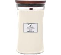 WoodWick Bougie parfumée Linen (Hearthwick) mèche en bois 453.6 g