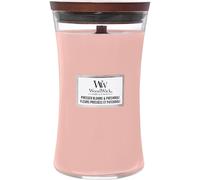 WoodWick - Bougie parfumée - Fleurs pressées & Patchouli - Grand pot 610 g