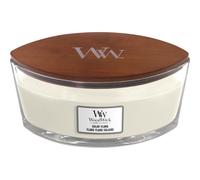 WoodWick 10.16479.0025 bougie en cire Cylindre Bergamote, Jasmin, Musc, Bois de santal, Tubéreuse, Ylang-ylang Blanc 1 pièce(s)