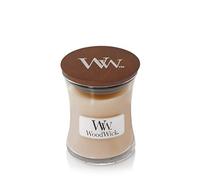 Woodwick White Honey Miel Blanc bougie parfumée avec mèche en bois 85 g