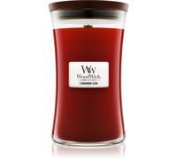 Woodwick Cinnamon Chai bougie parfumée avec mèche en bois 609.5 g