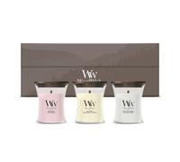 WoodWick Coffret cadeau de bougies parfumées | Trois Mini Jarre Sablier