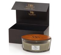 WoodWick Coffret de bougies parfumées | Bougie parfumée Ellipse Fireside avec mèche crépitante | Jusqu'à50pk heures de combustion | Cadeau parfait pour la fête des mères et Pâques pour femme