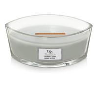 WoodWick Ellipse bougie parfumée avec mèche en bois crépitante | Lavande et Cèdre