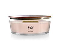 WoodWick Bougie parfumée Ellipse – mèche Hearthwick – Vanille & Sel marin – Cadeau pour femme