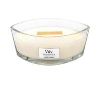 Woodwick Island Coconut bougie parfumée avec mèche en bois (hearthwick) 453.6 g