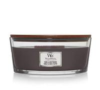 WoodWick Ellipse bougie parfumée avec mèche qui crépite, Sable & Bois flotté, Temps de combustion jusqu'à 50 heures