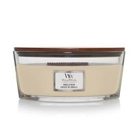 WoodWick Bougie parfumée Ellipse – mèche qui crépite, Gousse de vanille, jusqu'à 50 h