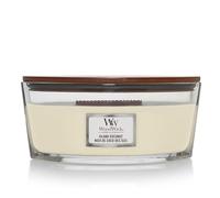 WoodWick Ellipse Bougie parfumée | Noix de coco des îles | avec mèche crépitante | Durée de combustion : jusqu'à 50 heures