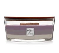 WoodWick Bougie parfumée Ellipse Trilogy Mèche crépitante Jusqu'à 50 heures Ciel d'Améthyste